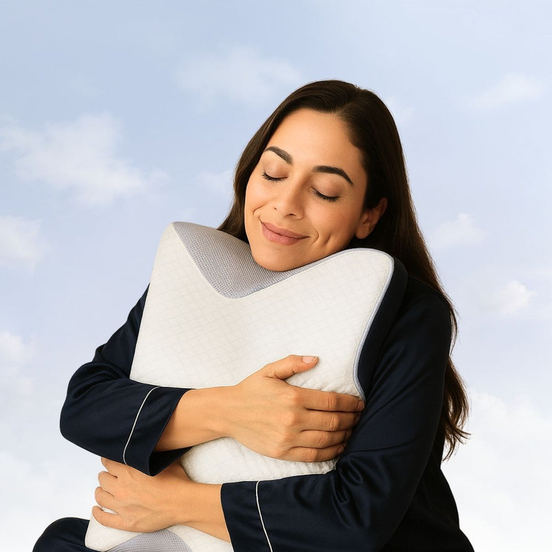 Taie d'oreiller respirante en microfibre douce - ErgoNeck™